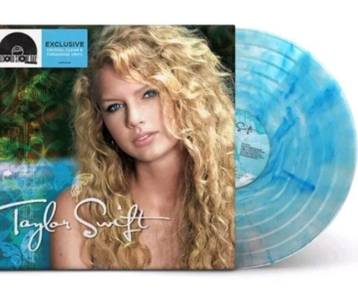 Taylor Swift Debut LOW # 35 Crystal Clear Turquoise Vinyl 2LP Rare RSD/3750 NEW