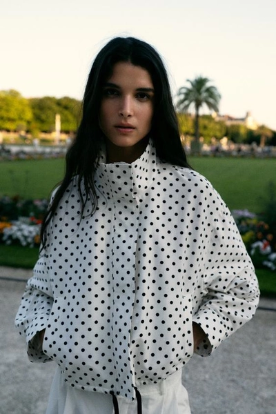 POLKA DOT BOMBER JACKET