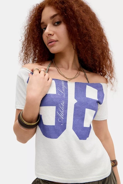 BDG 98 Off-Shoulder Graphic Tee