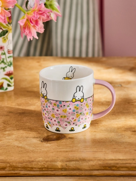 Cath Kidston Pink/Cream Miffy Mug