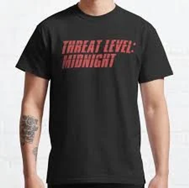 The Office T-Shirts - Threat Level Midnight - The Office Classic T-Shirt RB1801