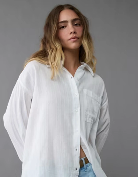 AE Perfect Button-Up Shirt