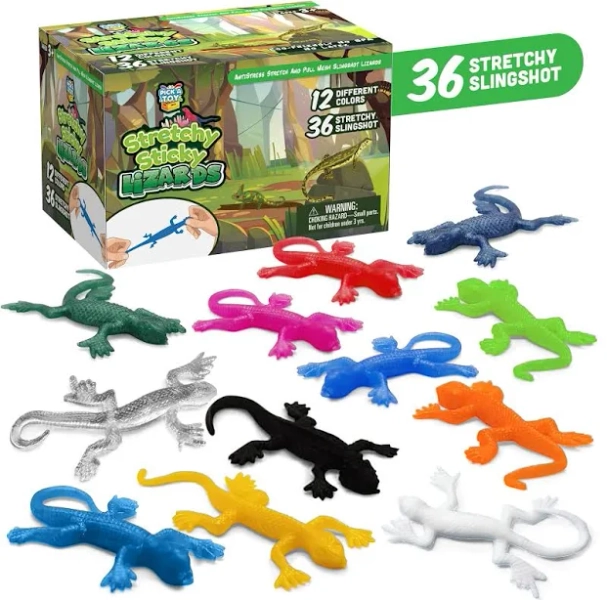 Pick A Toy Sticky Gecko Toy 36-Pack