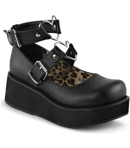 Mulheres Demonia Plataforma Mary Jane Sapatos