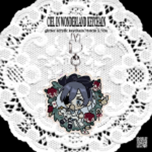 ⟡ ciel phantomhive wonderland glitter acrylic keychain ⟡ by shya - ACGGOODS