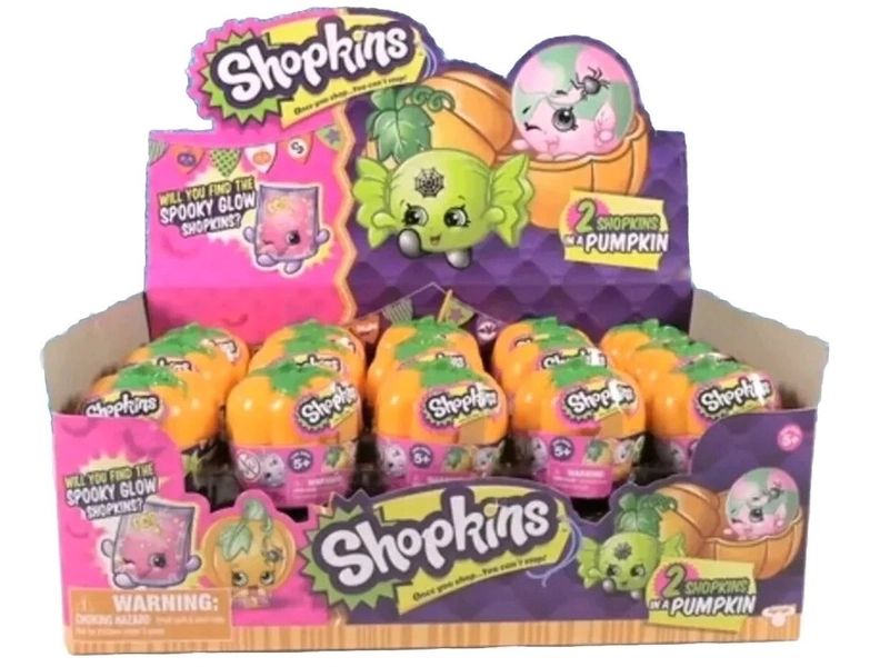 Shopkins Halloween Surprise Factory Sealed Case 56278 30 Pumpkin Mystery NIB