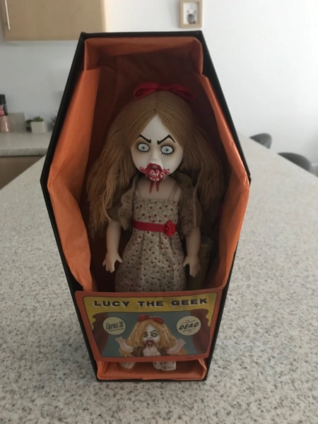 Living Dead Dolls: LUCY THE GEEK. MEZCO Doll. Series 30.