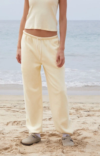 Yellow Rosa Sweatpants