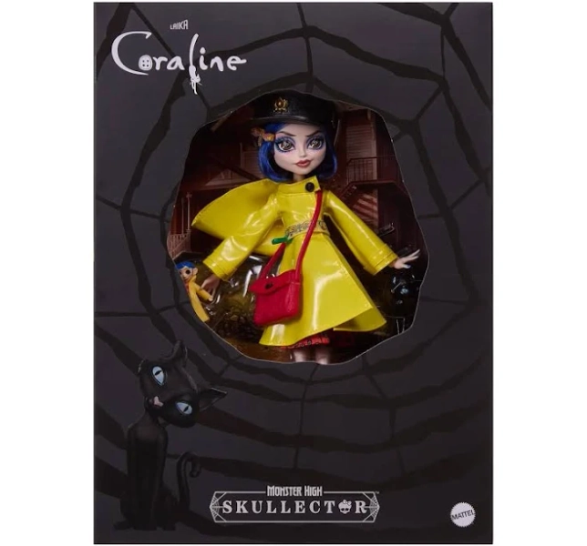 Collector Doll Monster High Skullector CORALINE Jones 27 cm with accessories