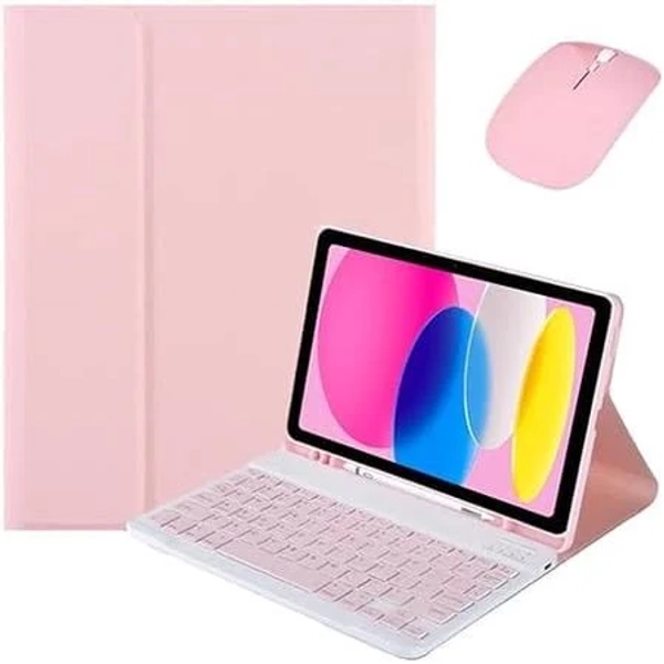 Tablet Keyboard with Case and Mouse for iPad Air 6 2025 / iPad 11th Gen 11 inch