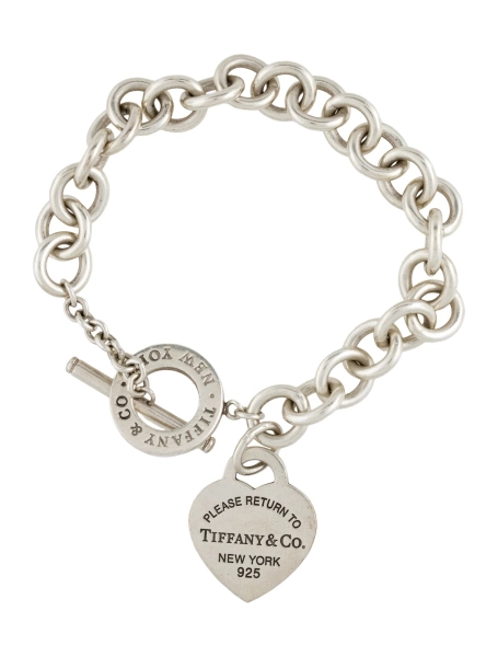 Heart Tag Toggle Bracelet