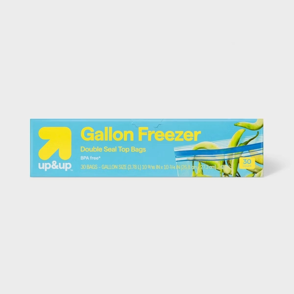 Gallon Freezer Storage Bags - 30ct - up&up™