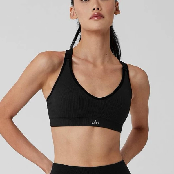 Alo Yoga Seamless Ribbed Favorite Bra