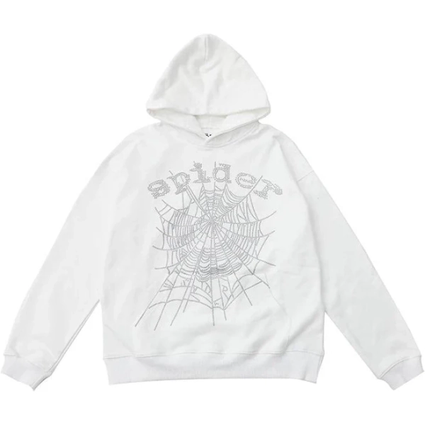 Spider sweatshirt | Y2K Streetwear, White / M
