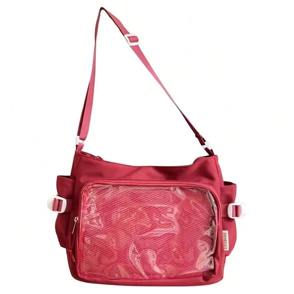 Stylish Crossbody Bag  Outdoor Bag Daily Versatile Y2k Ita Bag One Shoulder Korean Large Capacity Female Handbag Tote Bag