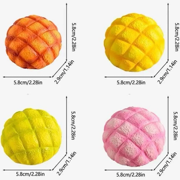 Cute Slow Rising Squishy Bread Oversized Pineapple Bun Stress Relief Toy Prank Gift