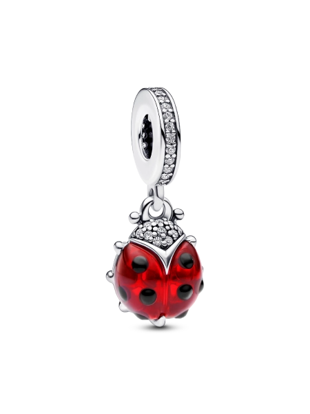 Red Ladybird Dangle Charm
