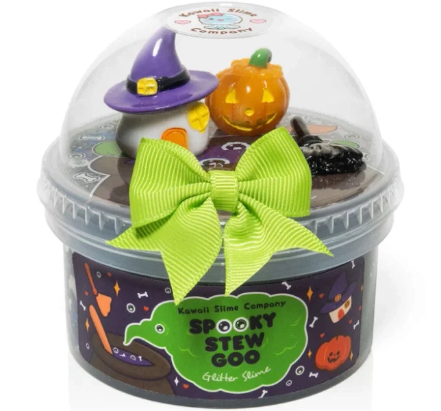 Kawaii Slime Spooky Stew Goo Glitter Slime