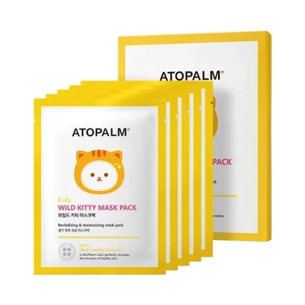 Atopalm Kids Wild Kitty Mask Pack