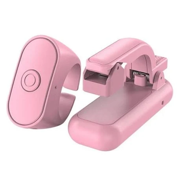 Portable eBook Page Turner with 2.4GHz Transmission, 10M Remote Control, Long Battery Life for Reading and Photography, Size: One size, Pink