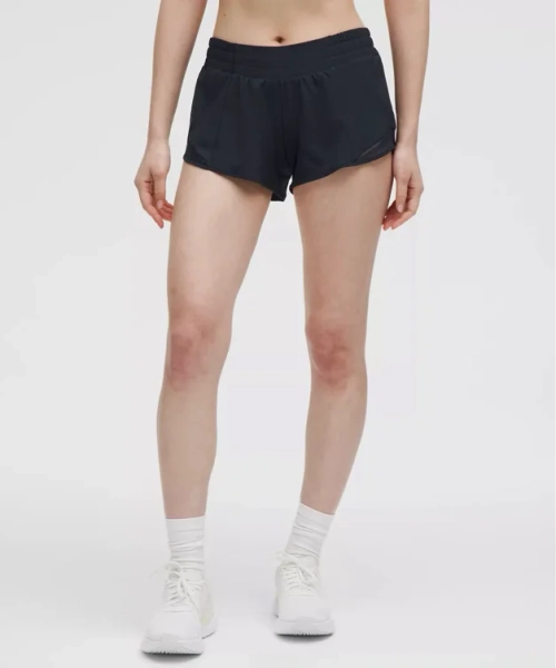 Hotty Hot Low-Rise Lined Short 2.5" - Black - 4