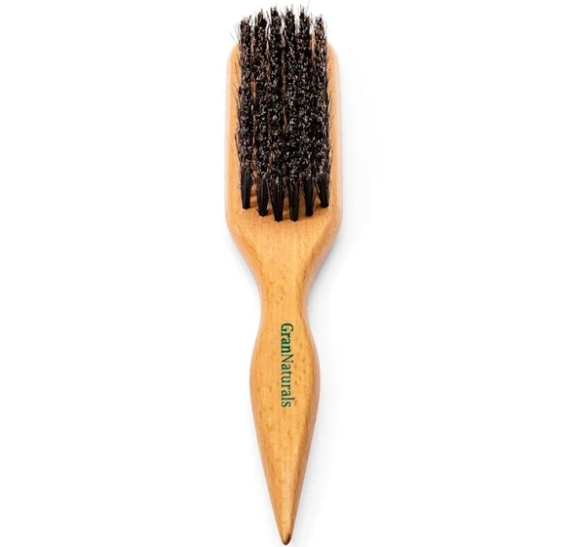 GranNaturals Boar Bristle Slick Back Hair Brush