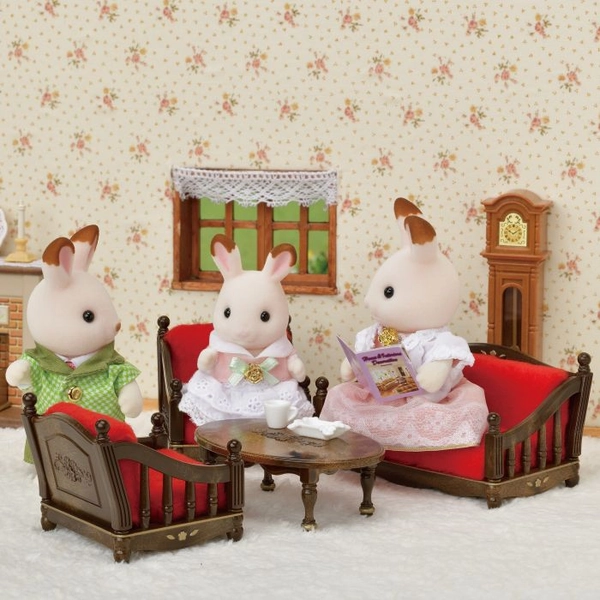 Classic Brown Sofa Set