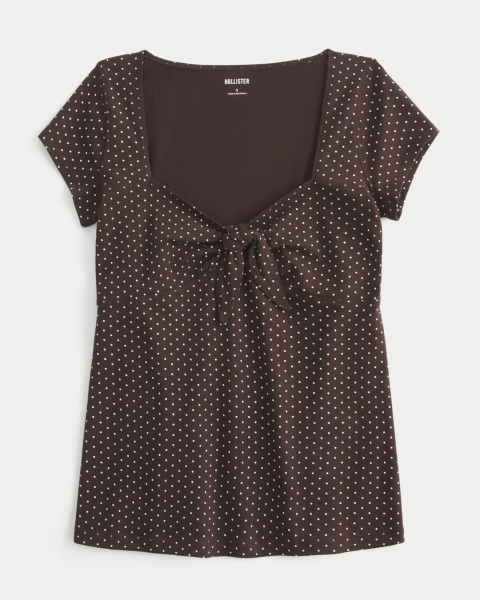 Easy Tie Bust Babydoll Top