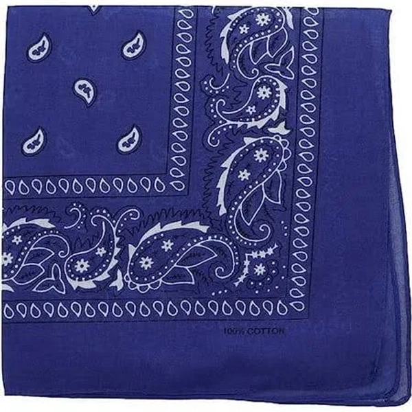 Motique Accessories 22 Inch Cotton Paisley Bandana Adult