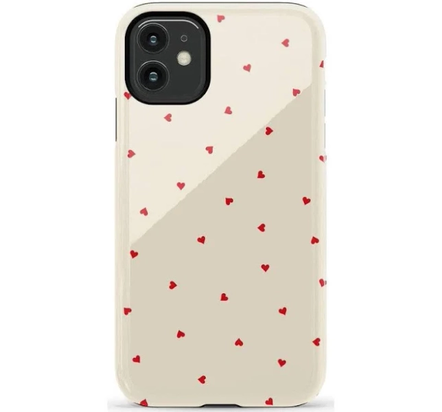 Casely iPhone 11 Be Mine Tiny Hearts Case