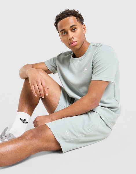 Green adidas Originals Waffle Shorts | JD Sports UK