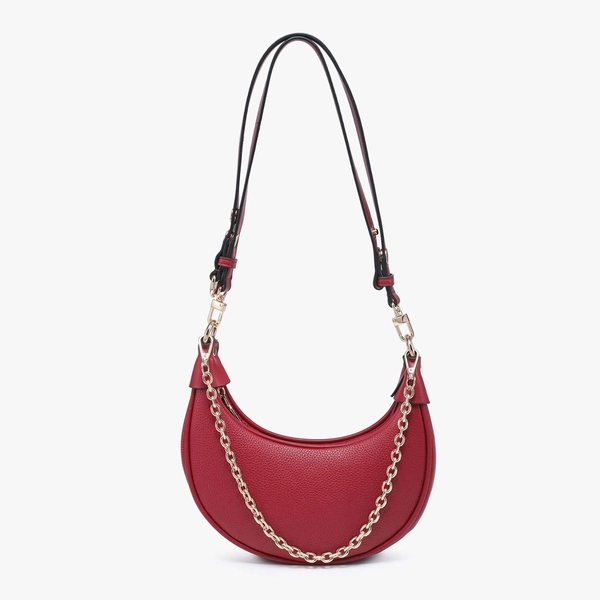 Jen & Co. Zora Vegan Half-Moon Shoulder Bag