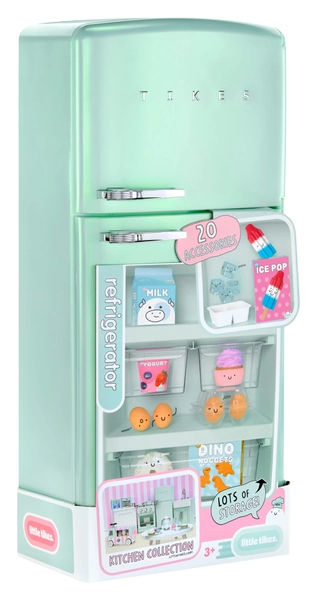 Little Tikes Sweet Spaces Kitchen Refrigerator – Sea Foam, Play Kitchen, Ages 3+ - Walmart.com