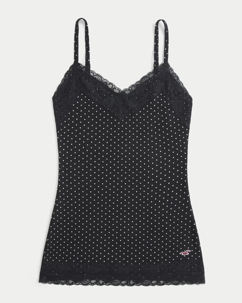 Lace Trim Layering Cami
