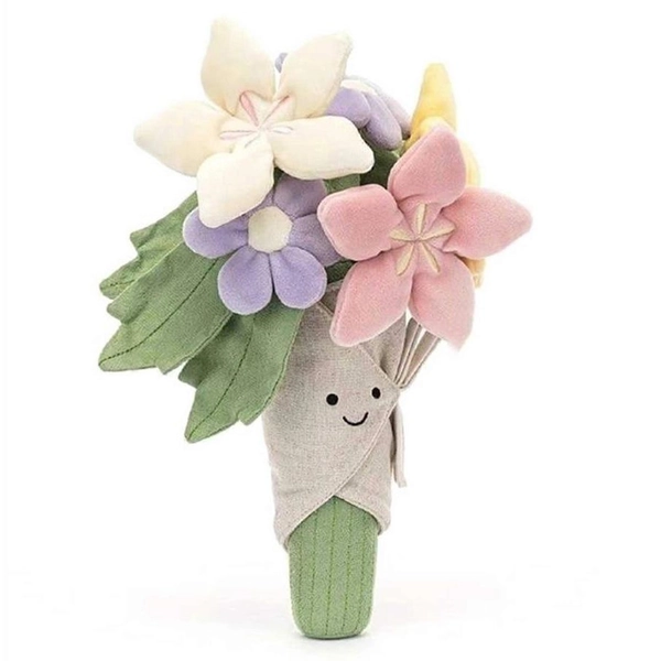 JOYBUY Bouquet of Flowers Stuffed Toy Plush Plant Decor Cute Gift for Boys Girls Sofa Car Decor Sweet Present Plush Graduation Bouquet