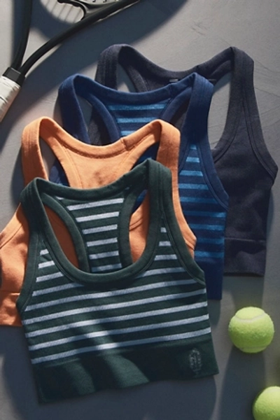 Go To Striped Sports Bra
