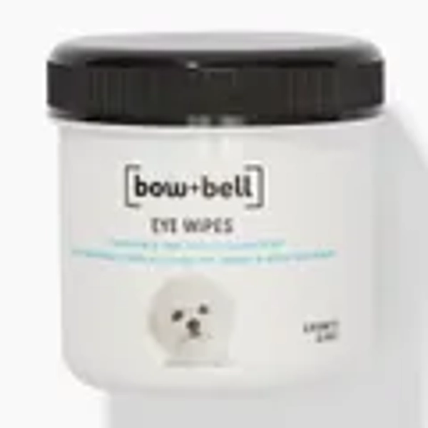 Bow + Bell Round Eye Dog Wipes 100Pk