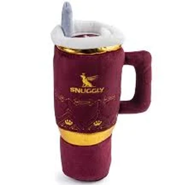 Haute Diggity Dog Holiday Snuggly Cup Plush Dog Toy