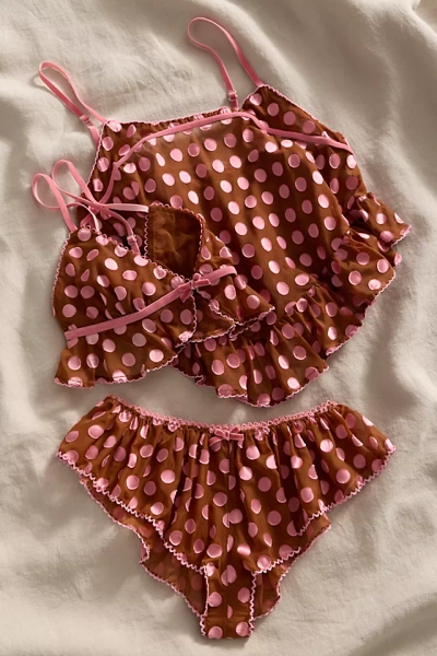 Frosted Dot Flutter Cami
