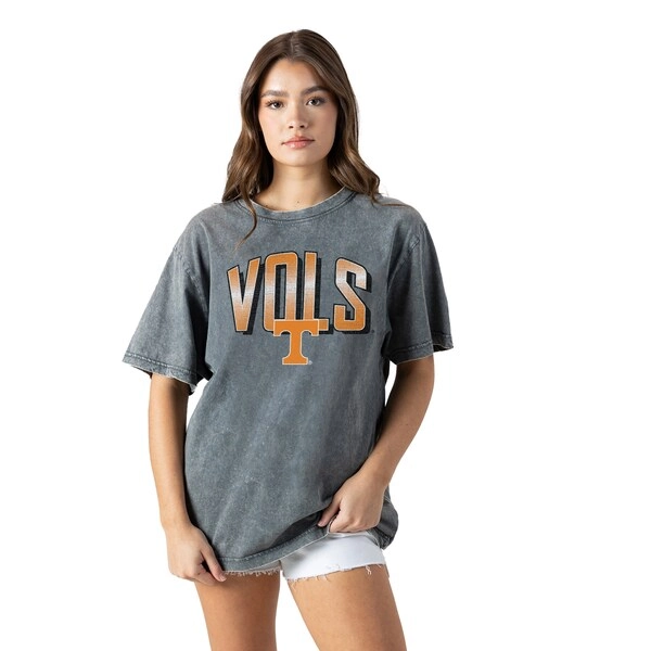 Tennessee Volunteers Gameday Couture Women's Snow Washed Relaxed Fit Classic T-Shirt - Gray