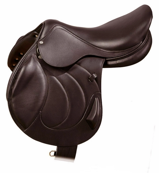 Close Contact Leather English Jumping Horse Riding Saddle Tack Set 12" to 18"