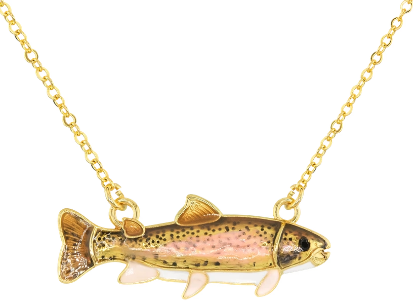 Amanda Blu Rainbow Trout Necklace