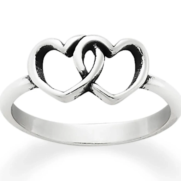 James Avery 14K Two Hearts Together Ring