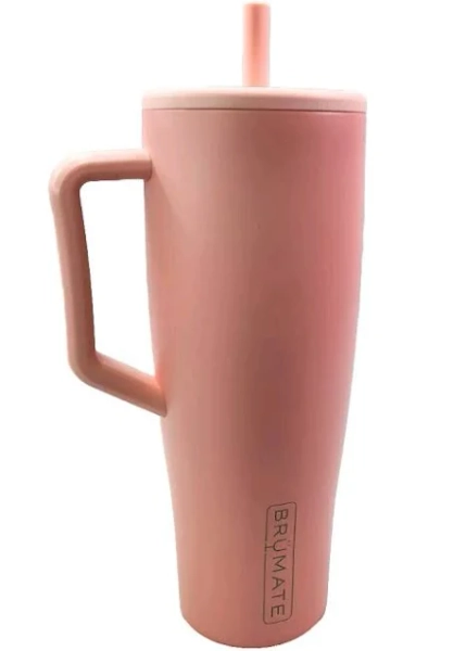 Brumate Era Leakproof Insulater Straw Tumbler 40oz, Guava Peach Coral