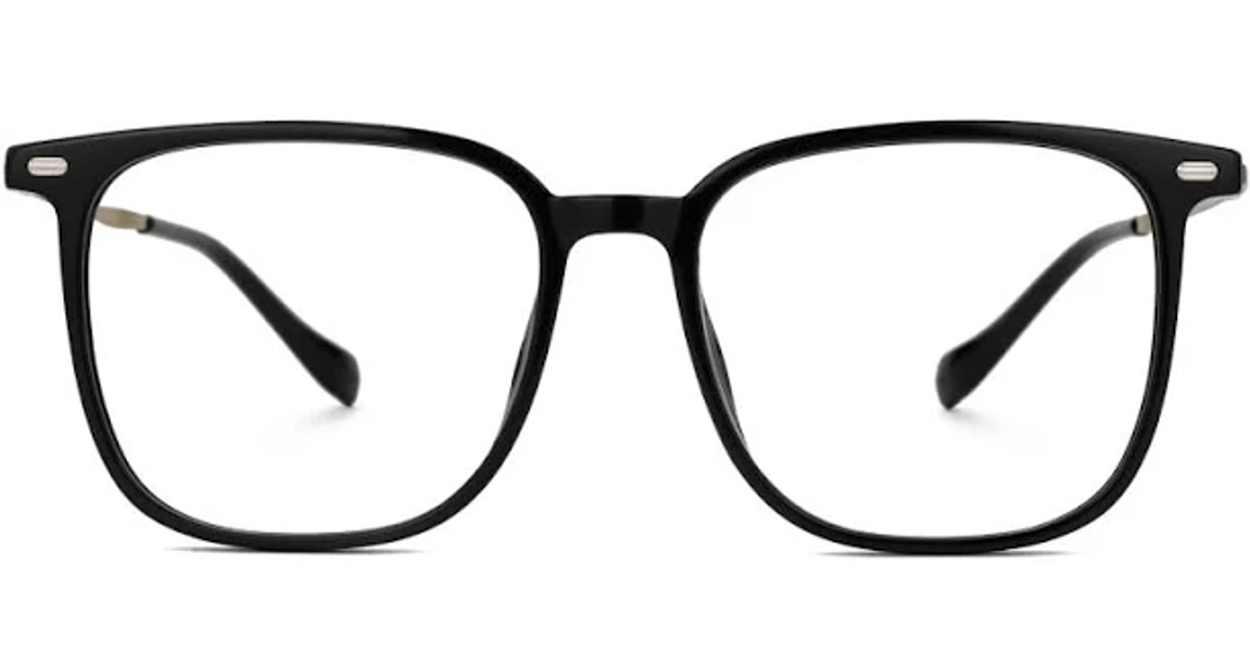 Mullen Thin Fake Black Glasses