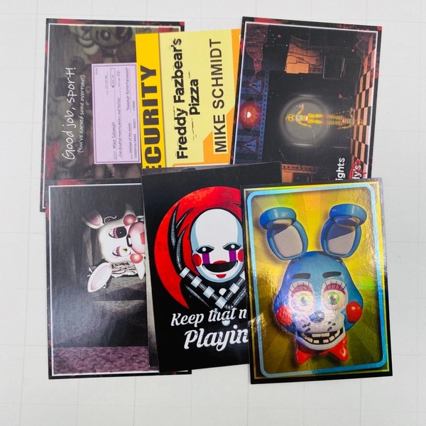 Used Five Nights at Freddy's trading cards, set of 7. - Japan Shopping & Proxy Service