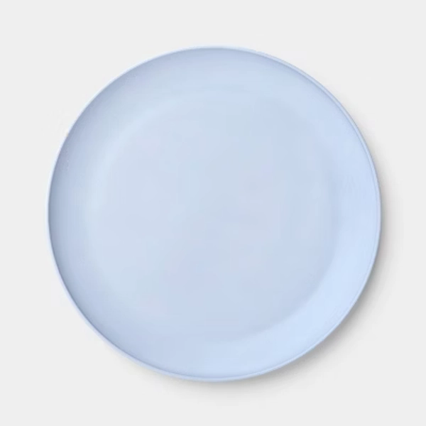0.78" PolyPro Round Opaque Dinner Plate Blue - Room Essentials™