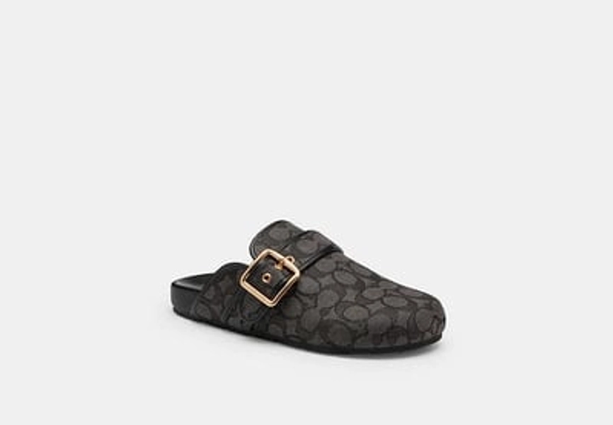 Archival Buckle Clog In Signature Jacquard