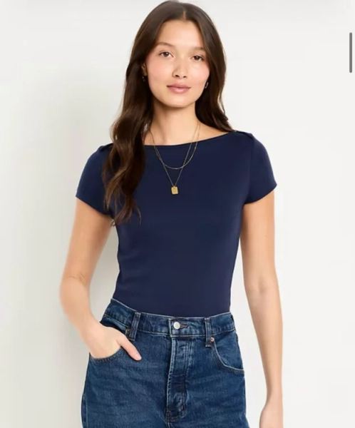 Snug Boatneck T-Shirt | Old Navy