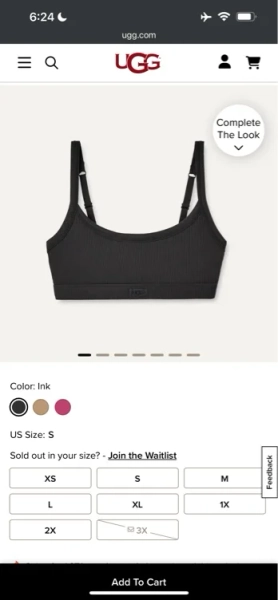 Ugg sport bra 